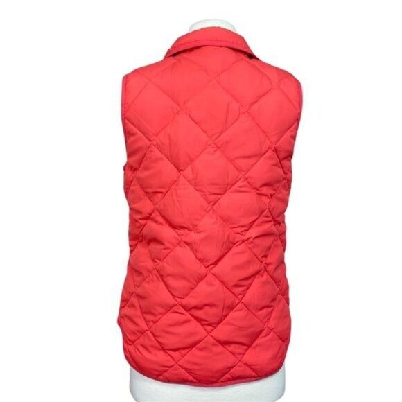 J.Crew Puffer Vest Size Extra Small Solid Pink - Picture 2 of 10